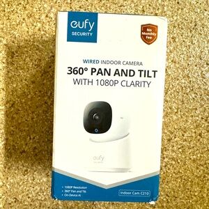 NEW eufy Indoor Cam C210 Home Security Camera 1080P 360° PTZ Night Vision